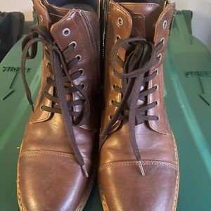 Call It Spring Men's Brown Leather Boots
